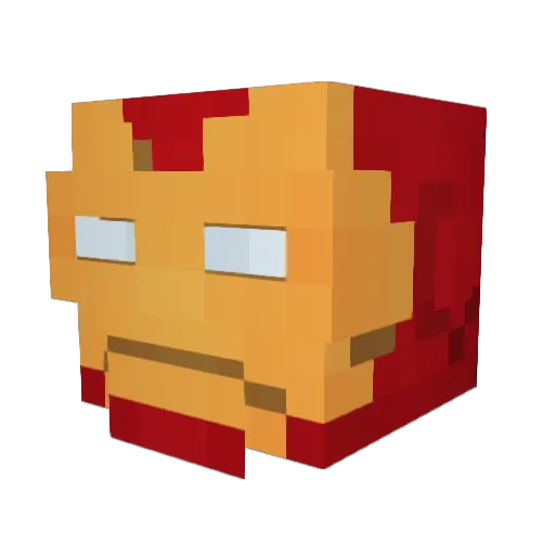 R4ndou Minecraft avatar head, 3D render
