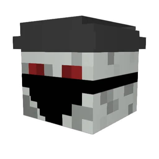 R4ngerMaxisto Minecraft avatar head, 3D render