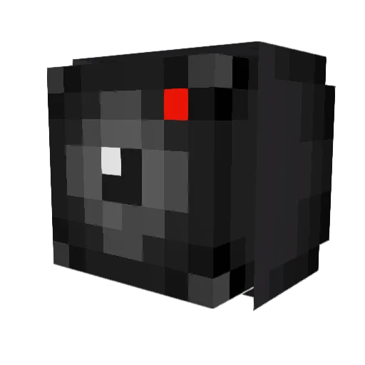 R4venCam Minecraft avatar head, 3D render