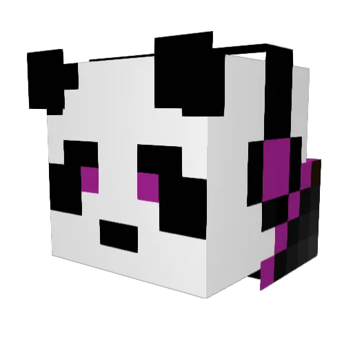 R4zz_ Minecraft avatar head, 3D render