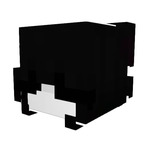 R66_ Minecraft avatar head, 3D render