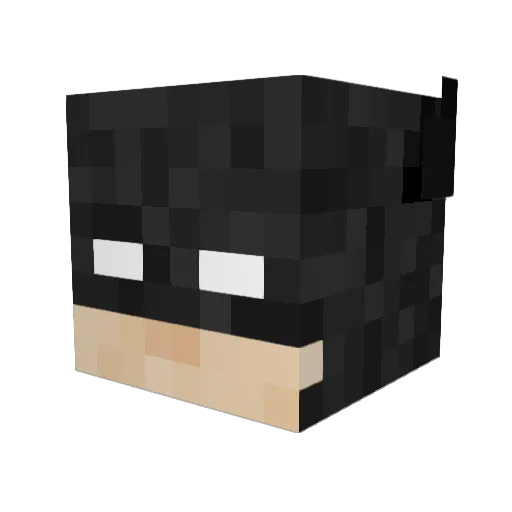 R6S_Xmas_bro Minecraft avatar head, 3D render