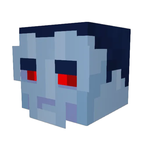 R8erx9000 Minecraft avatar head, 3D render