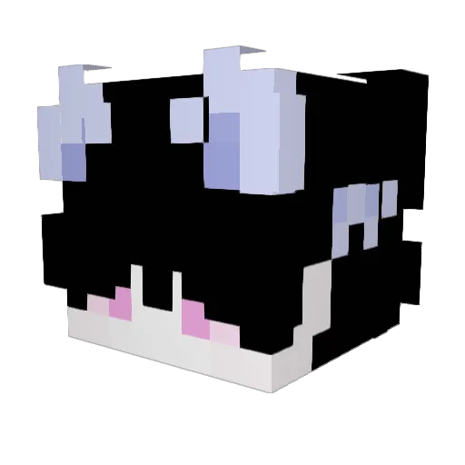 R99x Minecraft avatar head, 3D render