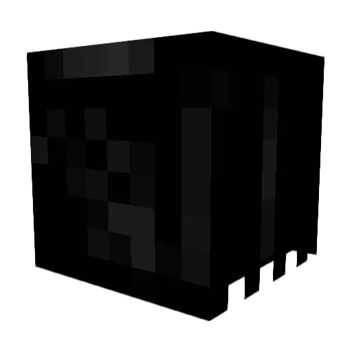 RA1NM4N Minecraft avatar head, 3D render