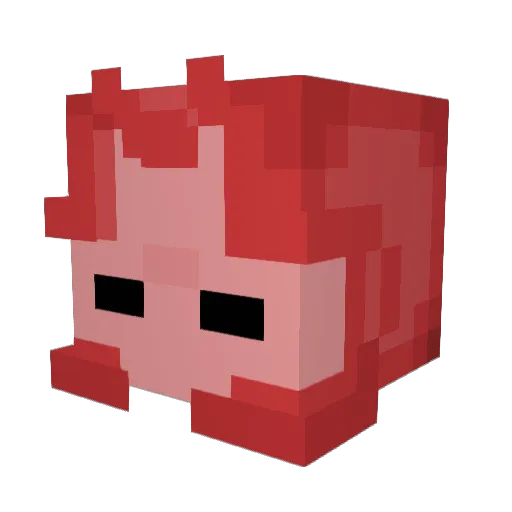 RA3115 Minecraft avatar head, 3D render