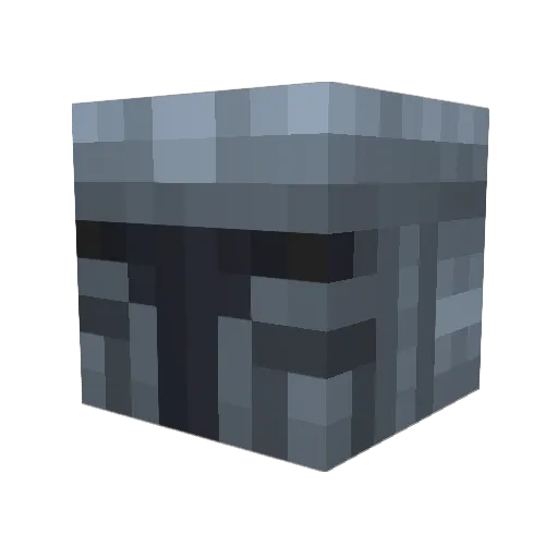 RA41 Minecraft avatar head, 3D render