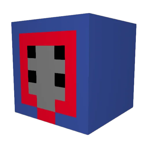 RABAAA90 Minecraft avatar head, 3D render
