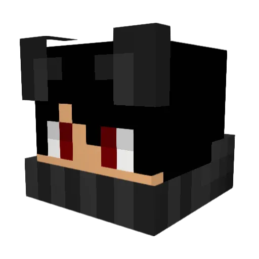 RACHI271 Minecraft avatar head, 3D render