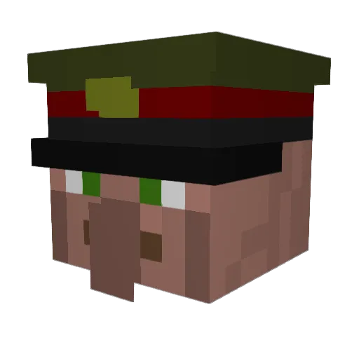 RADDragoner13 Minecraft avatar head, 3D render