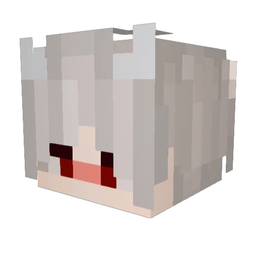 RADIAMM Minecraft avatar head, 3D render