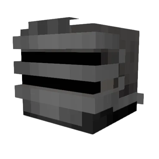 RADONAR Minecraft avatar head, 3D render