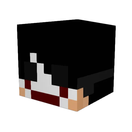 RAFAGAMER78 Minecraft avatar head, 3D render