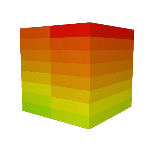 RAGGIERMED20CM Minecraft avatar head, 3D render