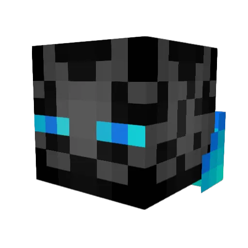 RAHC16 Minecraft avatar head, 3D render