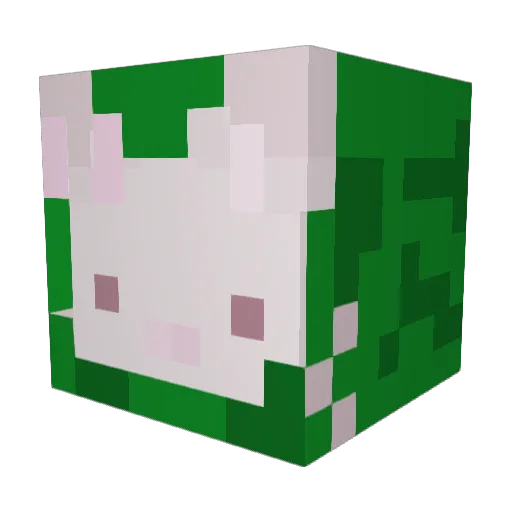 RAHHKITTY Minecraft avatar head, 3D render