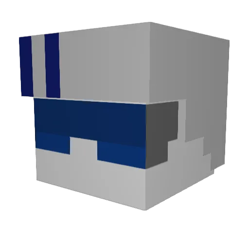 RAHIZI852 Minecraft avatar head, 3D render