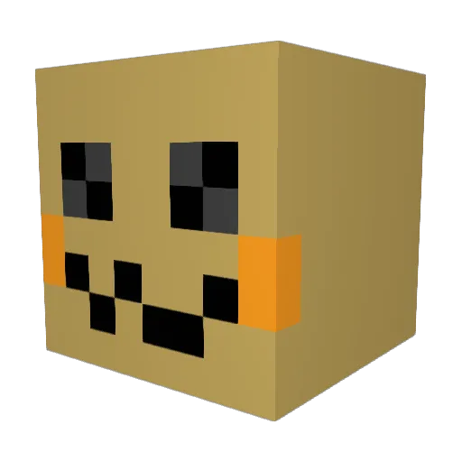 RAIK0U Minecraft avatar head, 3D render