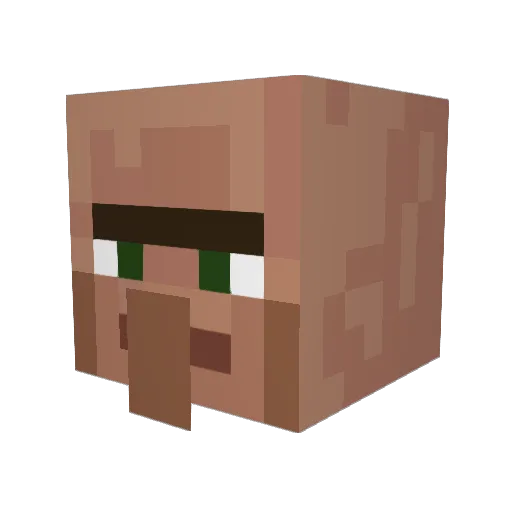 RAINSA_ Minecraft avatar head, 3D render