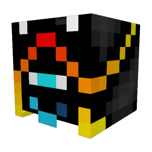 RAIPE11 Minecraft avatar head, 3D render
