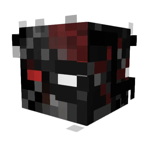 RAJAAAA Minecraft avatar head, 3D render