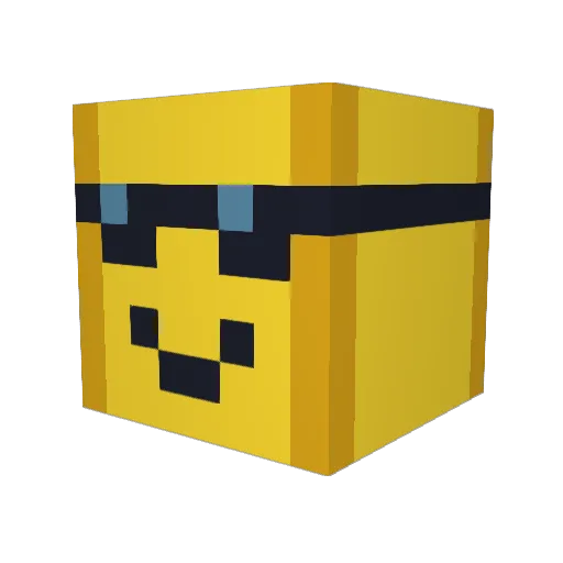 RAKTERNABABY Minecraft avatar head, 3D render