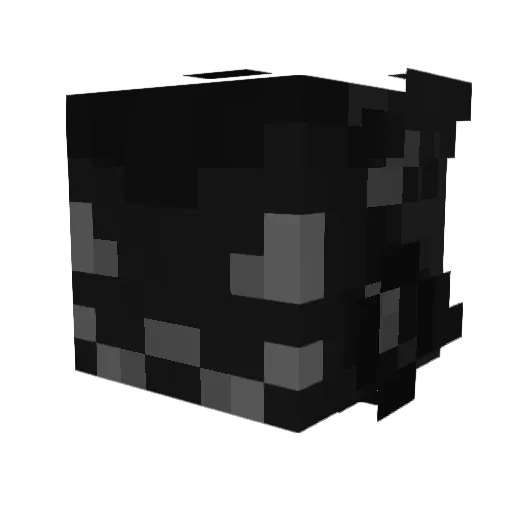 RAMAGE_PROTO Minecraft avatar head, 3D render