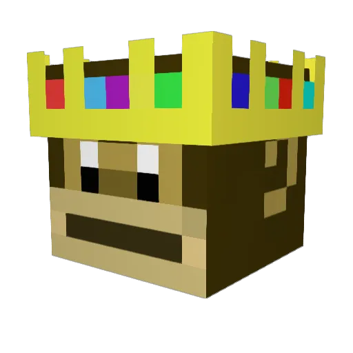 RAMENJAYCOOL Minecraft avatar head, 3D render