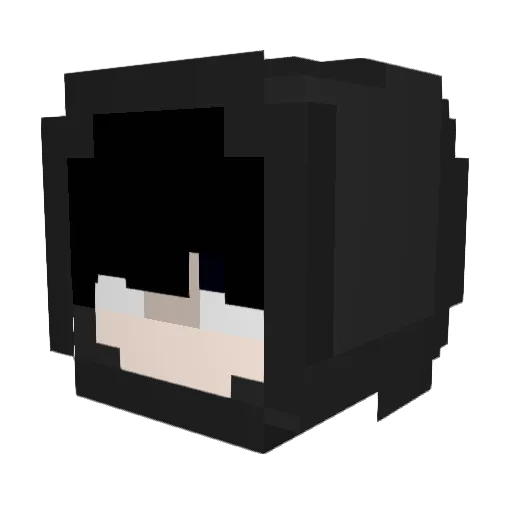 RAMENYAMEN Minecraft avatar head, 3D render