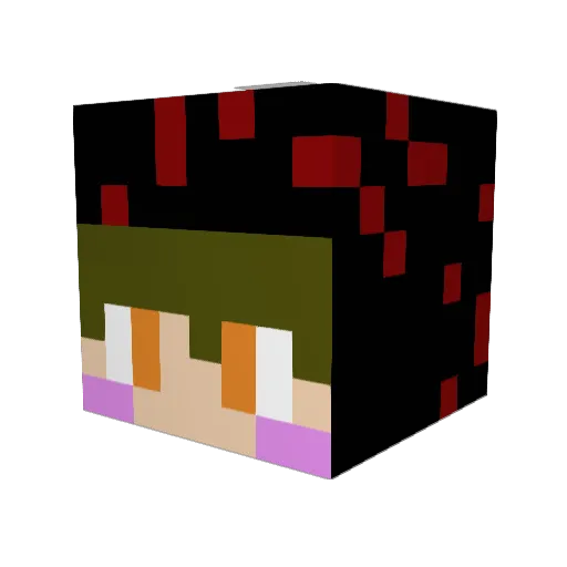RAM_2017 Minecraft avatar head, 3D render