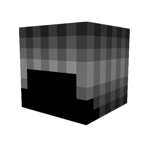 RANDOM_Player_1 Minecraft avatar head, 3D render