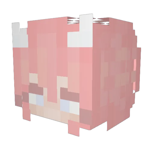 RANL57 Minecraft avatar head, 3D render