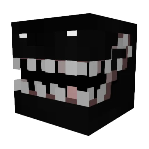RAP1423 Minecraft avatar head, 3D render
