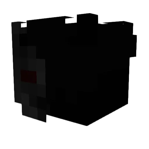 RARESY68 Minecraft avatar head, 3D render