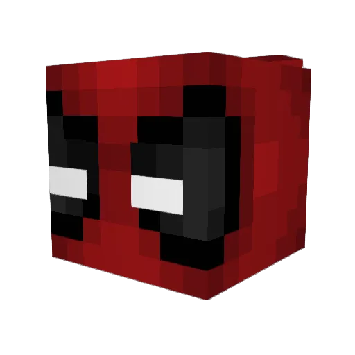 RARL18 Minecraft avatar head, 3D render