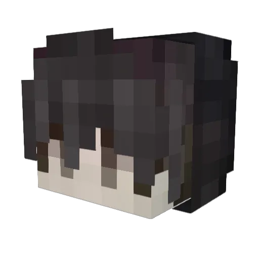 RARjun Minecraft avatar head, 3D render