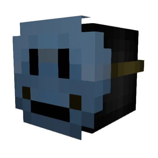 RAT2ORA Minecraft avatar head, 3D render