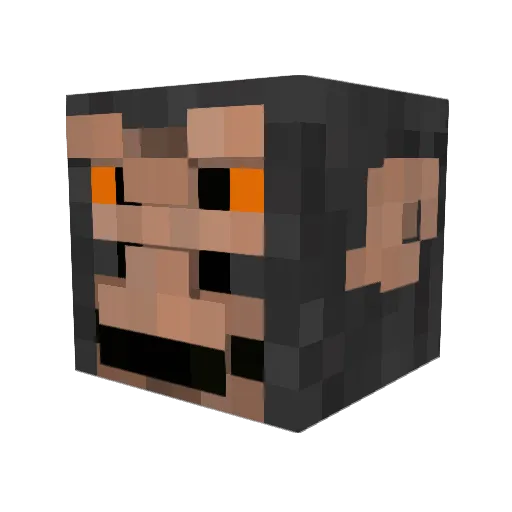 RAT_ROD Minecraft avatar head, 3D render