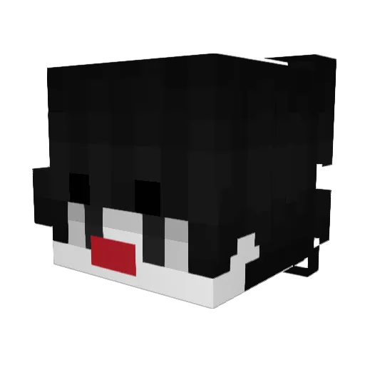 RAW0627 Minecraft avatar head, 3D render