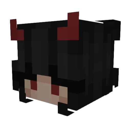 RAYZX1 Minecraft avatar head, 3D render