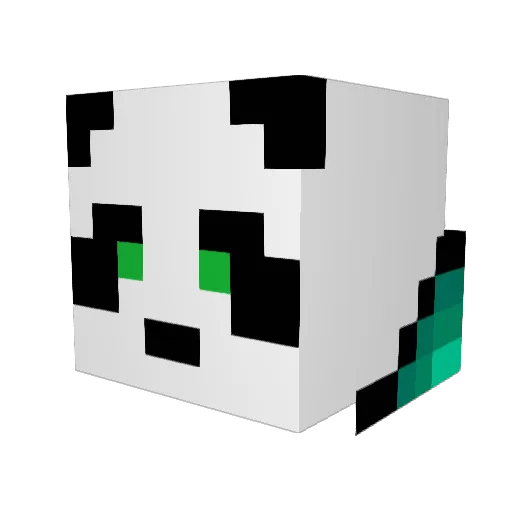 RAZOR_GAMER_06 Minecraft avatar head, 3D render