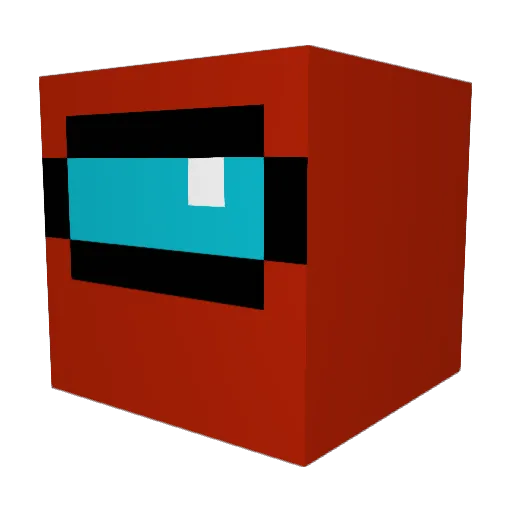 RAyHAy12 Minecraft avatar head, 3D render