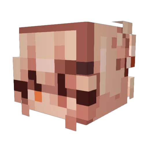 RBChloride Minecraft avatar head, 3D render