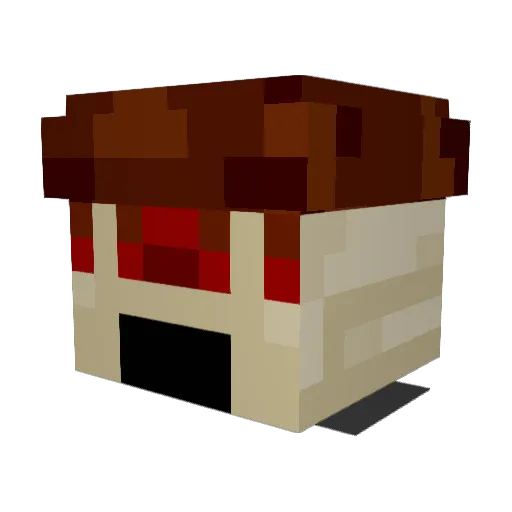 RBG_Extreme Minecraft avatar head, 3D render