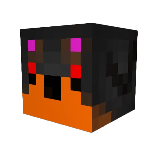 RBbroncos44 Minecraft avatar head, 3D render