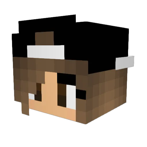 RBenn23 Minecraft avatar head, 3D render