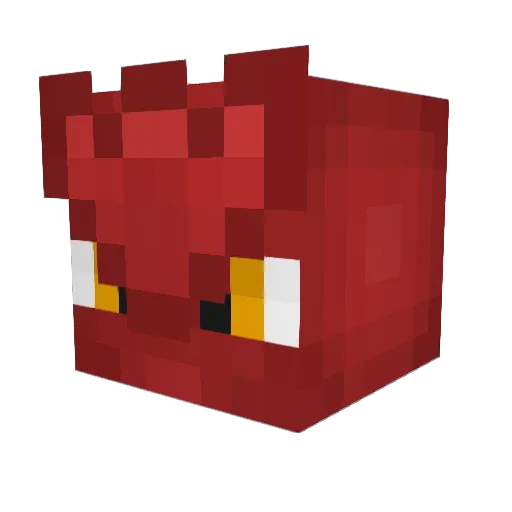 RCA_ Minecraft avatar head, 3D render