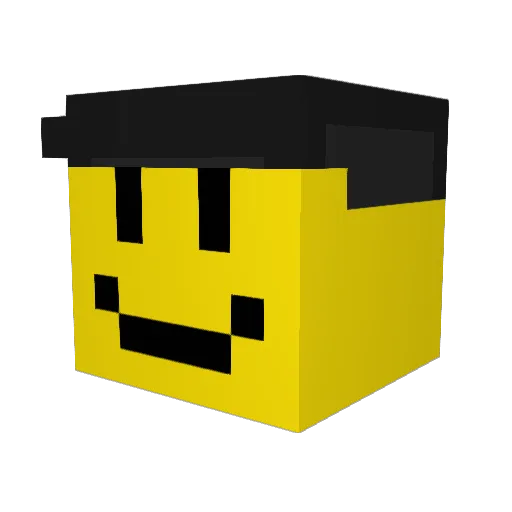RCDL_Inzel Minecraft avatar head, 3D render