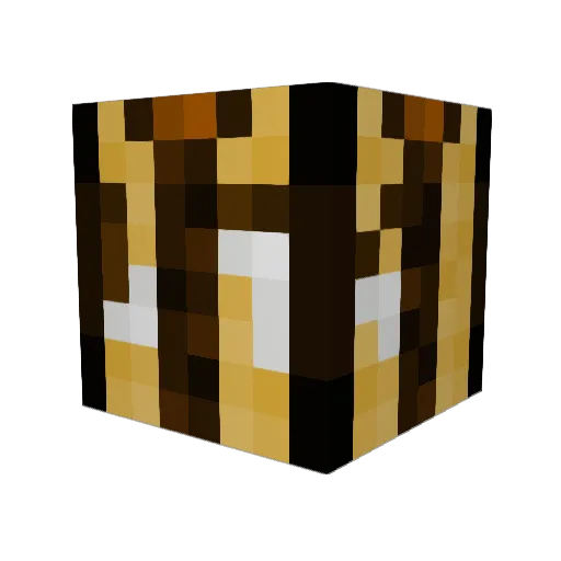 RCK_III Minecraft avatar head, 3D render