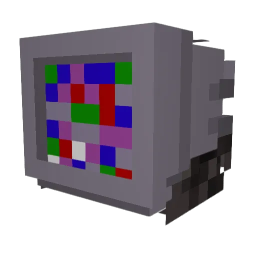 RCT10 Minecraft avatar head, 3D render